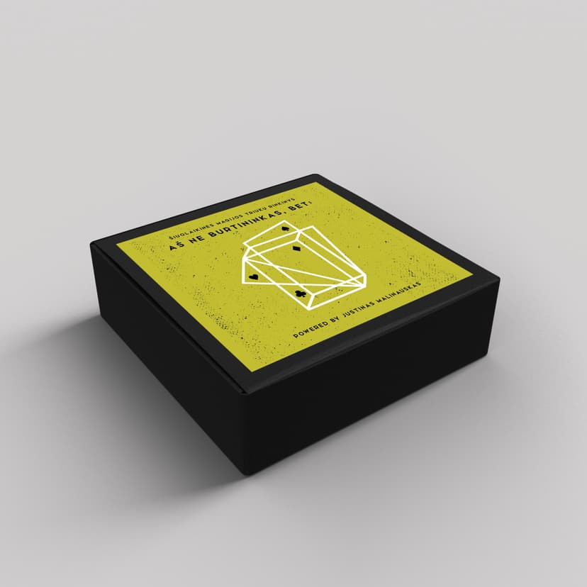 Magijos triukų mokymų rinkinys „Aš ne burtininkas, bet“