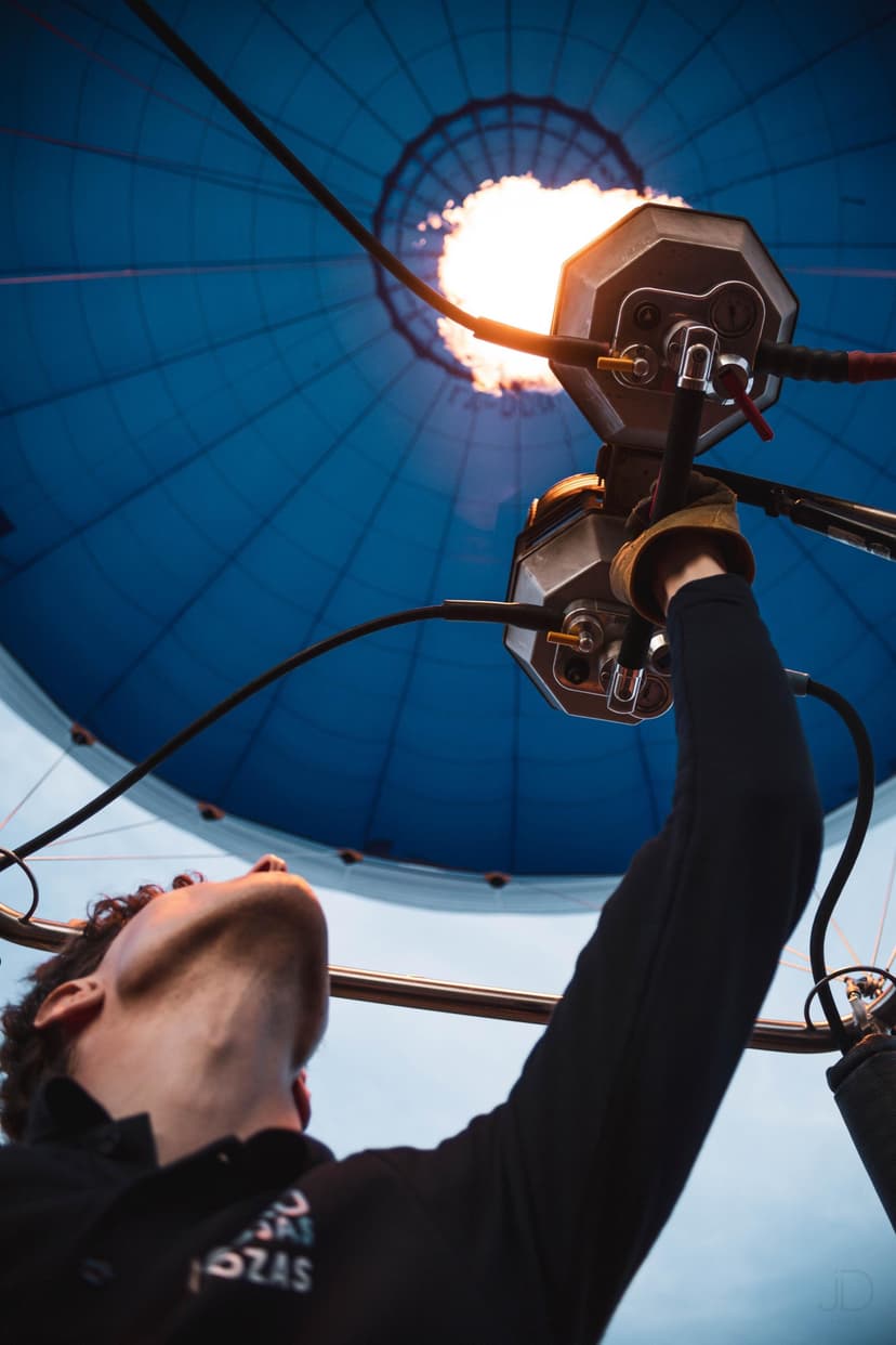 Skrydis oro balionu su „Balionautojas“ komanda DVIEM