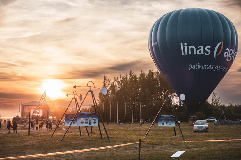 Skrydis oro balionu pajūryje dviem su „Balionautojas“ komanda