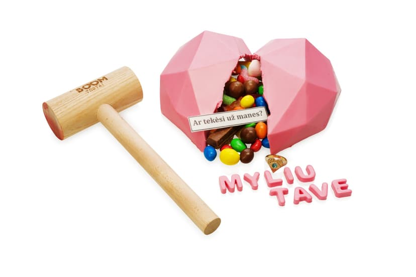 Šventinis gardėsis „Deimantinė“ širdis