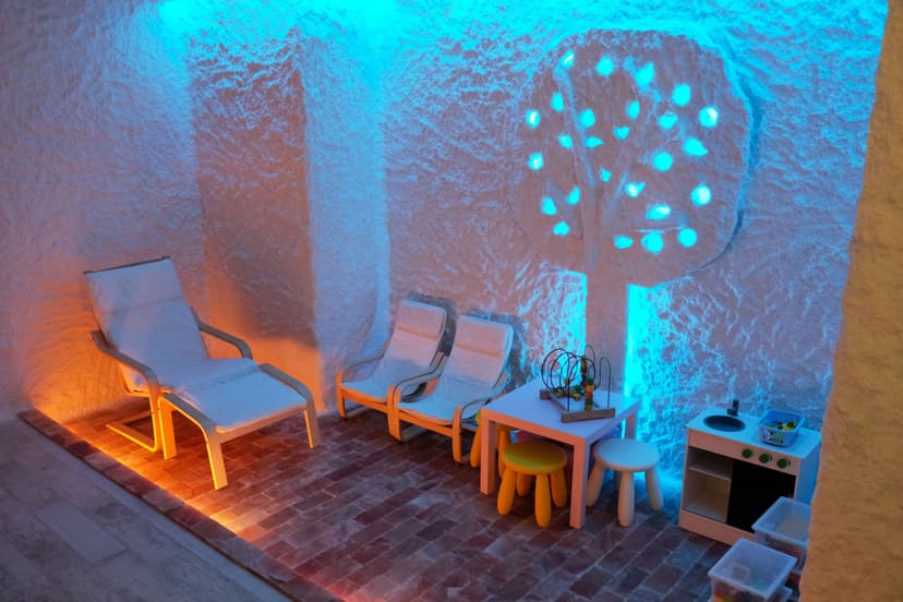 Apsilankymas druskų kambaryje 2 suaugusiems ir 1 vaikui