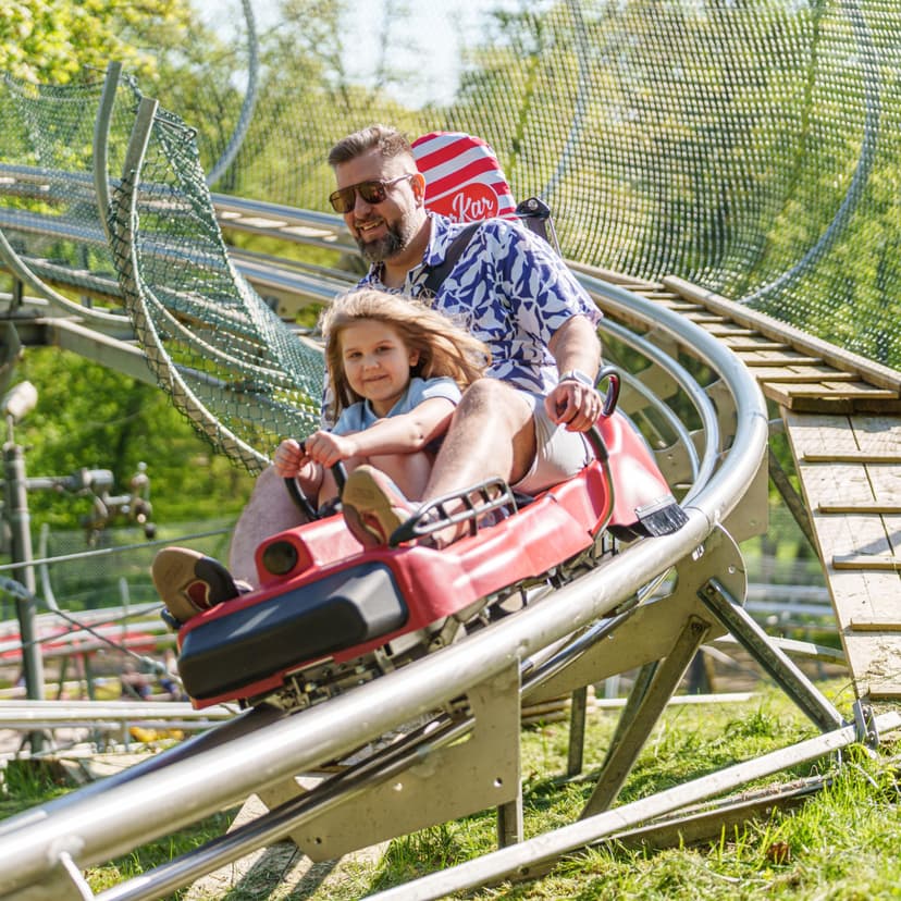 Pramogų paketas MAXI „Pramogų kalne“ Birštone jaunuoliui arba suaugusiam