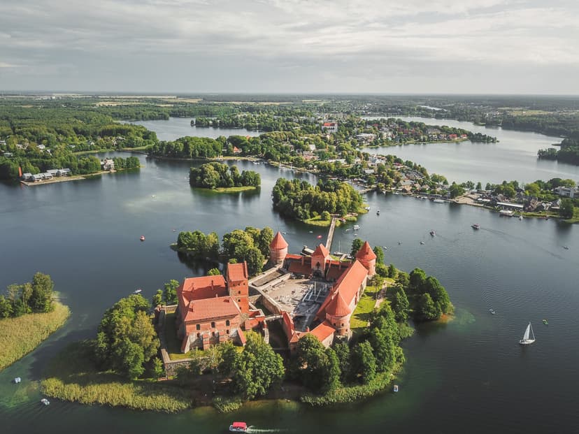 Apžvalginis mokomasis skrydis Kaunas - Trakai - Kaunas vienam