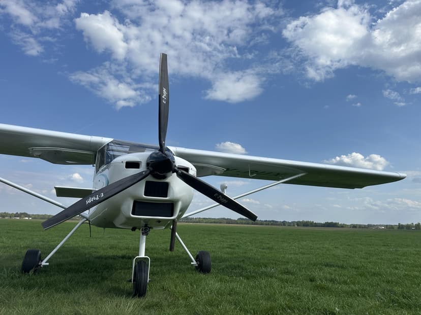 Apžvalginis skrydis ultralengvuoju lėktuvu virš Nemuno kilpų